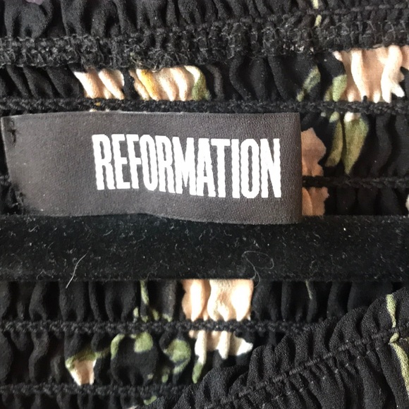 Reformation cropped long sleeve top - Picture 3 of 5